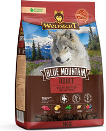 Wolfsblut Blue Mountain Hundefutter Adult Wild Getreidefrei Hypoallergen 1 kg - 1 kg – Bild 1 von 2