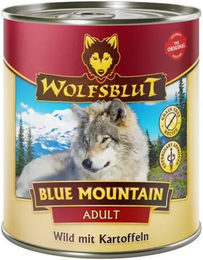 Wolfsblut Blue Mountain Hundefutter Adult Wild mit Kartoffel Stückchen in Sauce getreidefrei 6 x 800 g - 6 x 800 g – Bild 1 von 5