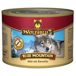Wolfsblut Blue Mountain Hundefutter Wild in Sauce 6x200 g - 6 x 200 g – Bild 1 von 2