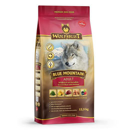 Wolfsblut Blue Mountain Hundetrockenfutter Adult Wild mit Kartoffel Getreidefrei 12,5 kg - 12,5 kg – Bild 1 von 8