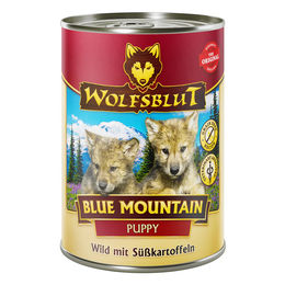 Wolfsblut Blue Mountain Puppy Nassfutter Wild in Sauce Getreidefrei 6 x 395 g - 6 x 395 g – Bild 1 von 5