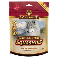 Produktbild von Wolfsblut Blue Mountain Squashies Belohnungssnack für Hunde mit Wild und Kaninchen getreidefrei und hypoallergen 300 g - 6 x 300 g
