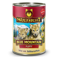 Produktbild von Wolfsblut Blue Mountain Welpen Nassfutter Wild Getreidefrei 6x395g