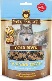 Wolfsblut Cold River Belohnungssnacks für Hunde mit Forelle und Lachs getreidefrei hypoallergen 70 g - 70 g – Bild 1 von 2