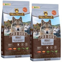 Produktbild von Wolfsblut Cold River Getreidefreies Trockenfutter für Hunde Adult mit Forelle 2x12,5 kg - 2 x 12,5 kg