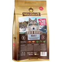 Produktbild von Wolfsblut Cold River Hundefutter Adult Forelle getreidefrei und glutenfrei 14,5 kg - 12,5 kg