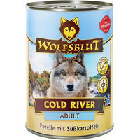Produktbild von Wolfsblut Cold River Hundefutter Adult Getreidefrei 6x395g