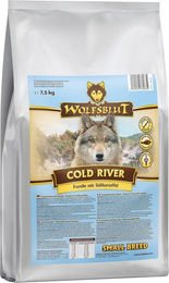 Wolfsblut Cold River Hundefutter für kleine Rassen Adult Forelle Getreidefrei 7,5kg - 7,5 kg – Bild 1 von 3