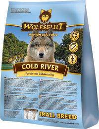 Wolfsblut Cold River Hundefutter für kleine Rassen Adult Forelle und Lachs Getreidefrei und Glutenfrei 2kg - 3 x 2 kg – Bild 1 von 3