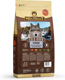 Wolfsblut Cold River Hundefutter Senior Forelle und Süßkartoffeln getreidefrei 12,5 kg - 12,5 kg – Bild 1 von 4