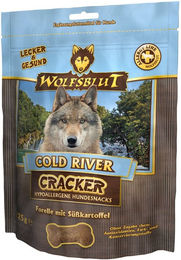 Produktbild von Wolfsblut Cracker Cold River Forelle Belohnungssnack für Hunde 3x225g