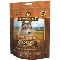 Produktbild von Wolfsblut Cracker Wide Light Pferd und Süßkartoffel Belohnungssnack für Pferde 3x225g