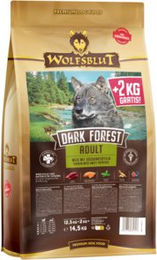 Wolfsblut Dark Forest Hundefutter Adult Wild Getreidefrei Hypoallergen 14,5 kg - 14,5 kg – Bild 1 von 2