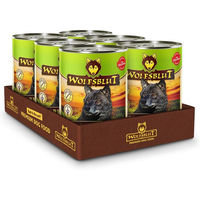 Produktbild von Wolfsblut Dark Forest Hundefutter Adult Wild Getreidefrei Ohne Zucker 6 x 395 g - 6 x 395 g