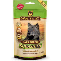 Produktbild von Wolfsblut Dark Forest Squashies Belohnungssnack für Hunde mit Wild und Süßkartoffel getreidefrei hypoallergen ohne Zucker 100 g - 8 x 100 g
