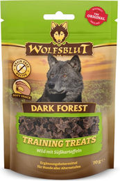 Wolfsblut Dark Forest Training Treats Belohnungssnack für Hunde getreidefrei hypoallergen 7 x 70 g - 7 x 70 g – Bild 1 von 2