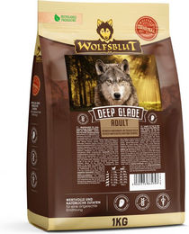 Wolfsblut Deep Glade Hundefutter Adult mit Hirsch und Büffel getreidefrei 1 kg – Bild 1 von 2