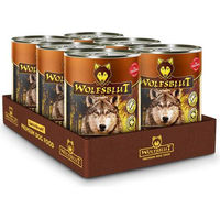Produktbild von Wolfsblut Deep Glade Nassfutter Adult Hirsch Getreidefrei ohne Soja 12x395g