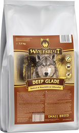 Wolfsblut Deep Glade Small Breed Hundetrockenfutter mit Hirsch und Büffel Getreidefrei 7,5kg - 7,5 kg – Bild 1 von 3