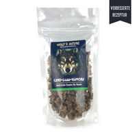 Produktbild von Wolfsblut Fjord-Lamm-Häppchen Belohnungssnack für Hunde mit Lamm 150 g