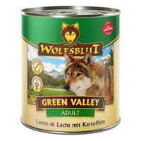 Produktbild von Wolfsblut Green Valley Hundefutter Adult Getreidefrei 6x800g