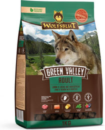 Wolfsblut Green Valley Hundefutter Adult Lamm und Lachs Getreidefrei 1 kg – Bild 1 von 2