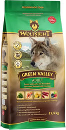 Produktbild von Wolfsblut Green Valley Hundefutter Lamm Adult 2x12,5kg ohne Farb- und Aromastoffe