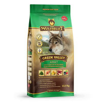 Produktbild von Wolfsblut Green Valley Hundefutter Lamm und Lachs getreidefrei 2 x 12,5 kg