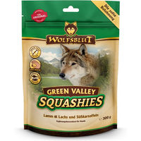 Produktbild von Wolfsblut Green Valley Squashies Belohnungssnack Lamm und Lachs getreidefrei ohne Zucker 6 x 300 g - 6 x 300 g