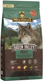 Wolfsblut Green Valley Trockenfutter für Hunde Adult Lamm und Lachs getreidefrei glutenfrei 2x12,5 kg - 2 x 12,5 kg – Bild 1 von 2
