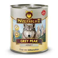 Produktbild von Wolfsblut Grey Peak Hundefutter Adult Ziege Stückchen in Sauce Getreidefrei 6 x 800 g - 6 x 800 g