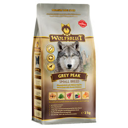 Produktbild von Wolfsblut Grey Peak Small Breed Trockenfutter für kleine Hunde mit Ziege und Pferd 2 kg - 2 kg