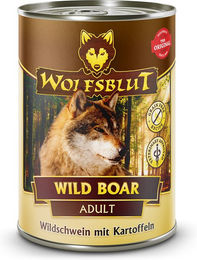 Wolfsblut Hund Nassfutter Wildschwein Adult Getreidefrei Stückchen in Sauce 6 x 395 g - 6 x 395 g – Bild 1 von 2