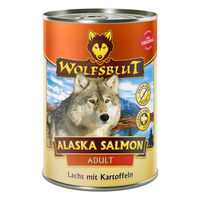 Produktbild von Wolfsblut Hundefutter Adult Alaska Salmon Getreidefrei 6x395g