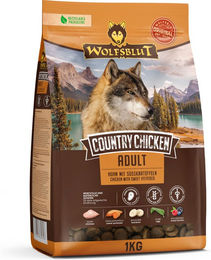 Wolfsblut Hundefutter Country Chicken Adult Getreidefrei und Glutenfrei 1 kg - 1 kg – Bild 1 von 2