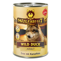 Produktbild von Wolfsblut Hundefutter Ente Adult 6x395g