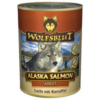 Produktbild von Wolfsblut Hundefutter Lachs Stückchen in Sauce 395 g 6 Stück - 6 x 395 g
