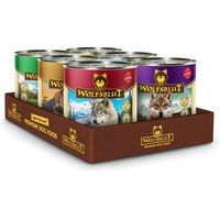 Produktbild von Wolfsblut Hundefutter Mixpaket Adult 6 x 800 g für Haut Fell und Verdauung - 6 x 800 g