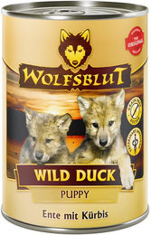 Wolfsblut Hundefutter Puppy Ente Stückchen in Sauce getreidefrei 6 x 395 g - 6 x 395 g – Bild 1 von 5