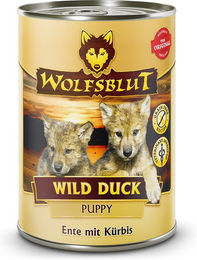 Wolfsblut Hundefutter Welpe Wild Ente Getreidefrei 6 x 395 g - 6 x 395 g – Bild 1 von 2