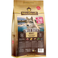 Produktbild von Wolfsblut Hundefutter Wild Duck Adult Getreidefrei Glutenfrei 14,5 kg - 12,5 kg