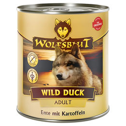 Wolfsblut Hundefutter Wild Duck Ente Adult Stückchen in Sauce Getreidefrei 6 x 800 g - 6 x 800 g – Bild 1 von 5