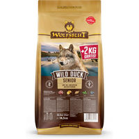 Produktbild von Wolfsblut Hundefutter Wild Duck Senior Getreidefrei Glutenfrei 14,5 kg