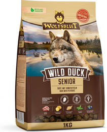 Wolfsblut Hundefutter Wild Ente Senior Getreidefrei Glutenfrei 1 kg - 1 kg – Bild 1 von 2
