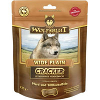 Produktbild von Wolfsblut Hundesnack Cracker Wide Plain Pferd Getreidefrei 225 g - 3 x 225 g