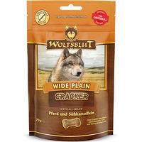 Produktbild von Wolfsblut Hundesnack Wide Plain Cracker Pferd mit Süßkartoffel getreidefrei und hypoallergen 70 g - 7 x 70 g