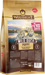 Wolfsblut Hundewelpen Trockenfutter Ente getreidefrei und glutenfrei 14,5 kg – Bild 1 von 2