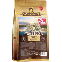 Produktbild von Wolfsblut Hundewelpen Trockenfutter Ente getreidefrei und glutenfrei 14,5 kg