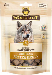 Wolfsblut Limited Ingredients Freeze Dried Wide Plain Pferd Hypoallergen Adult 40 g - 40 g – Bild 1 von 2