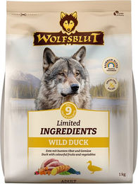 Wolfsblut Limited Ingredients Trockenfutter Hund Adult Ente Hypoallergen 1kg - 1 kg – Bild 1 von 4